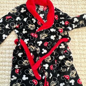 Disney Mickey Mouse Toddler Boys Robe 4T